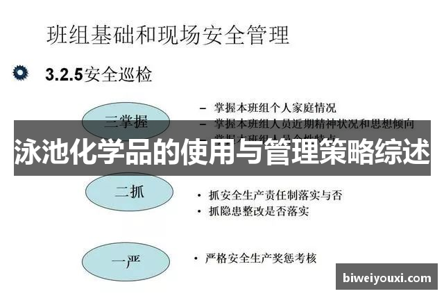 泳池化学品的使用与管理策略综述