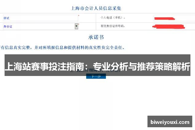 上海站赛事投注指南：专业分析与推荐策略解析
